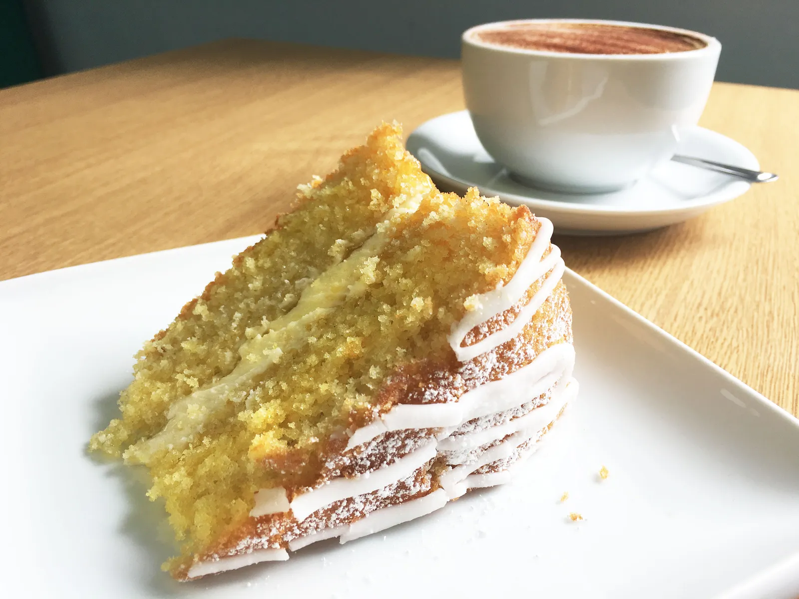 Galley Cafe coffee and cake